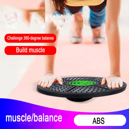 Yoga Balance Board Disc Stability Round Plates Exercise Trainer