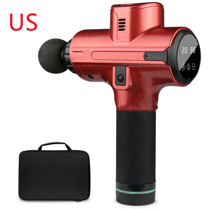 New Fascia Gun Rechargeable Dynamic Muscle Home Fitness Massage Gun