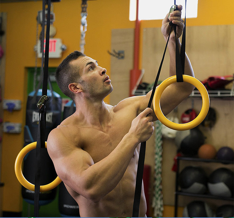 Rings Fitness Adult Gymnastics Training Pull-Ups Indoor Fitness