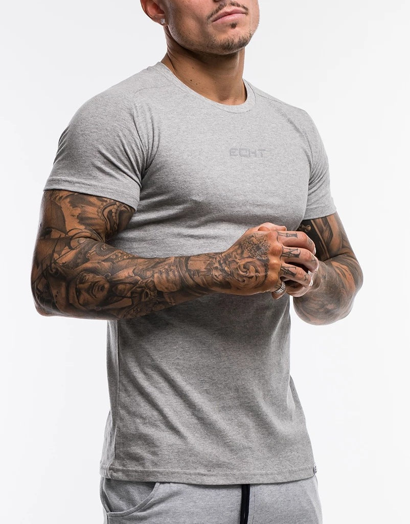 Summer Sports Short-Sleeved Men'S Loose Top Running T-Shirt