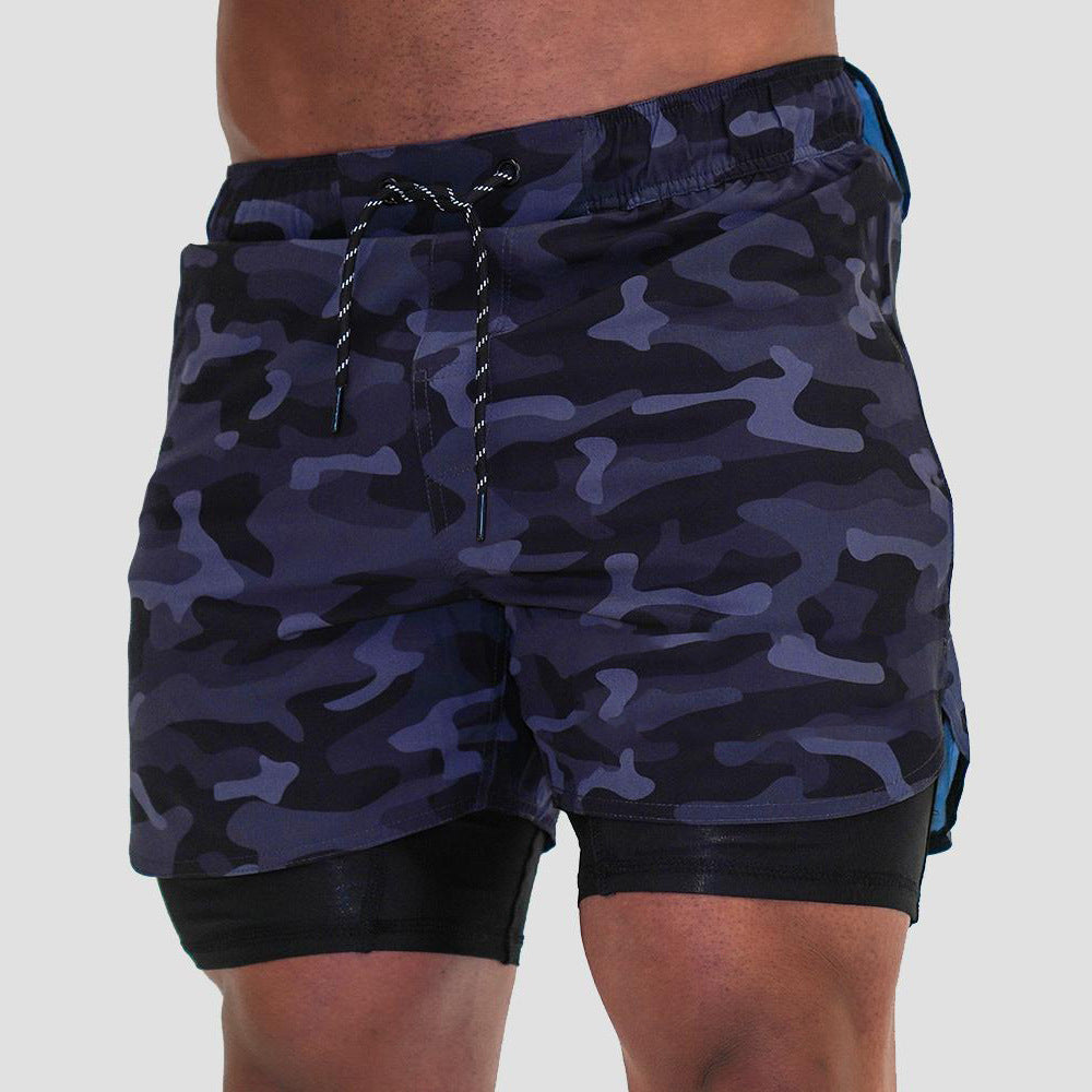 Summer Trend New Shorts Men'S Muscle Fitness Brothers Sports Running Training