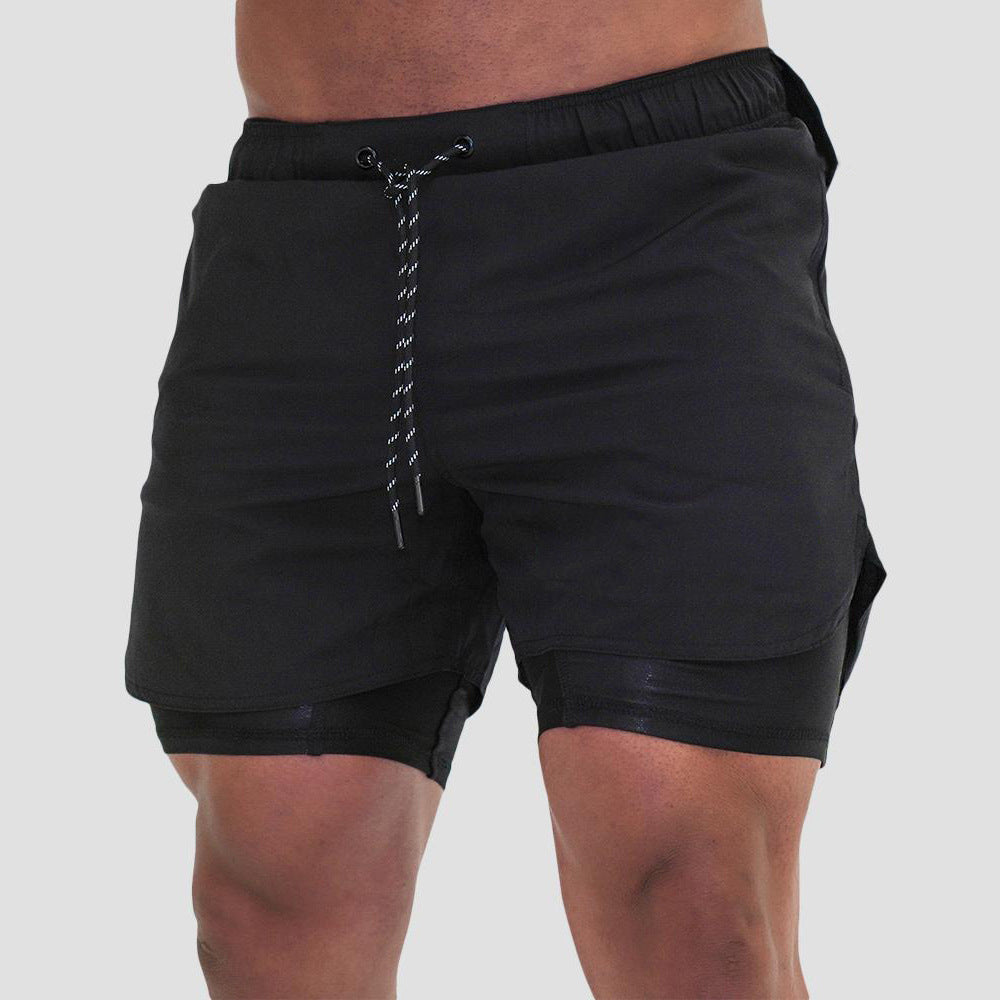 Summer Trend New Shorts Men'S Muscle Fitness Brothers Sports Running Training