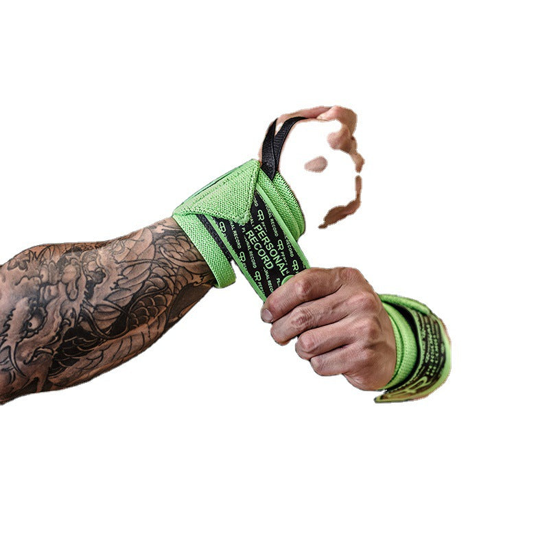 Wristband Male Fitness Training Bench Press Boost Weightlifting Professional Powerlifting Bodybuilding Anti-Sprain Wrist Guard