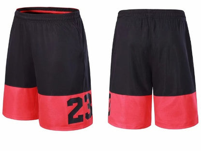 Mens Sports Shorts Breathable Loose Soccer Jersey Training