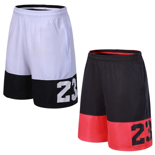 Mens Sports Shorts Breathable Loose Soccer Jersey Training