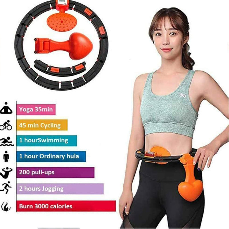 Adjustable Smart No Falling Hoops Thin Waist Abdominal Exercise