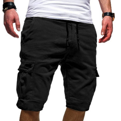 Men Casual Jogger Sports Cargo Shorts Military Combat Workout Gym