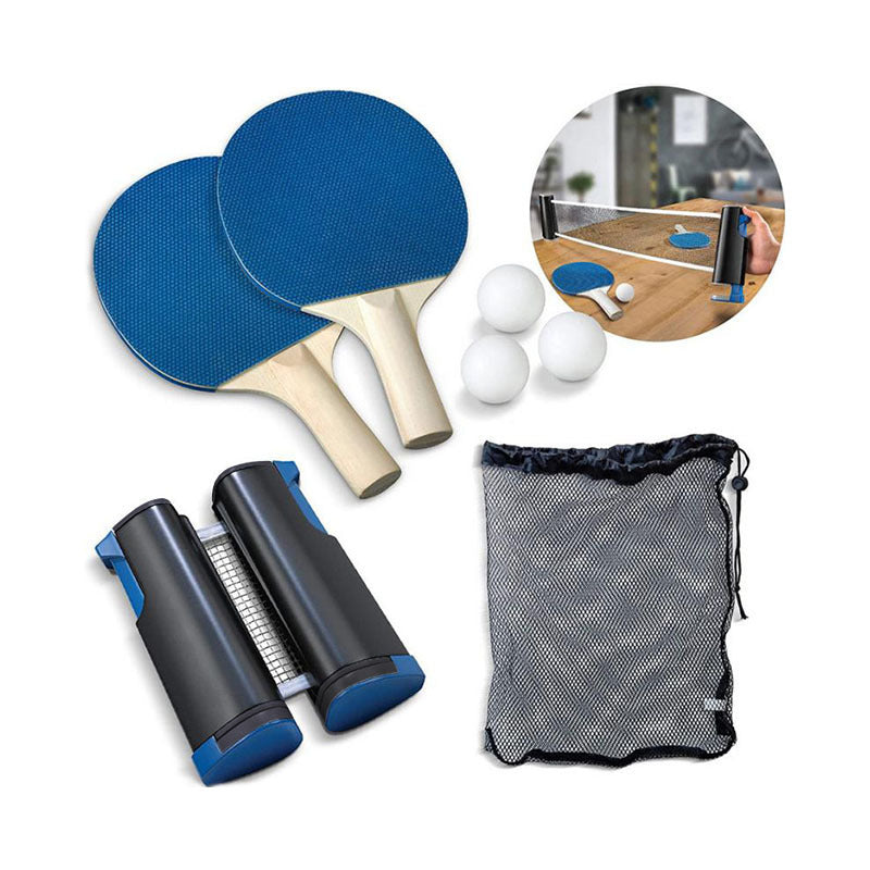 New Portable Table Tennis Racket Telescopic Net Frame Set