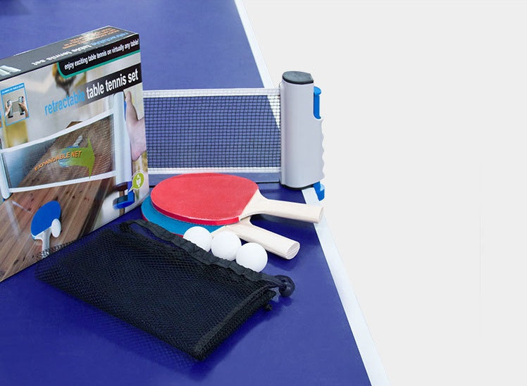 New Portable Table Tennis Racket Telescopic Net Frame Set