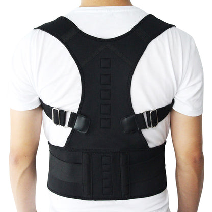 Adjustable Magnetic Posture Corrector Corset Back Men Body Shaper