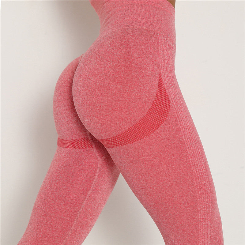 European And American Seamless Yoga Quick-Drying Hip Pants High Waist