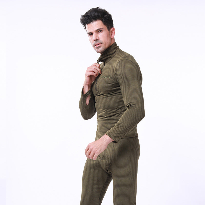 Outdoor Fleece Thermal Underwear Sports Fitness Clothing