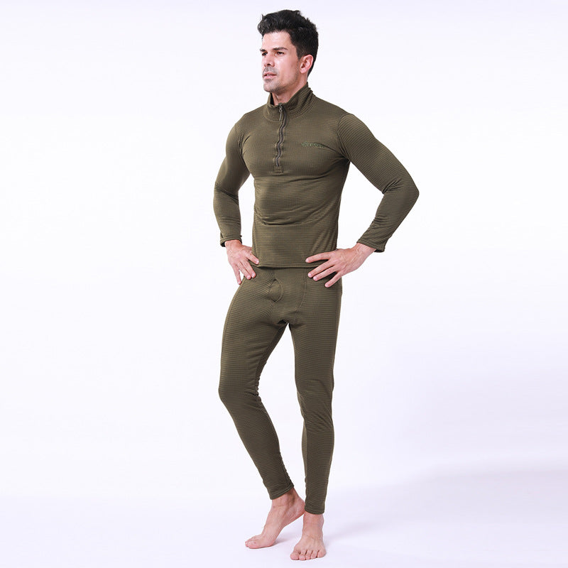 Outdoor Fleece Thermal Underwear Sports Fitness Clothing