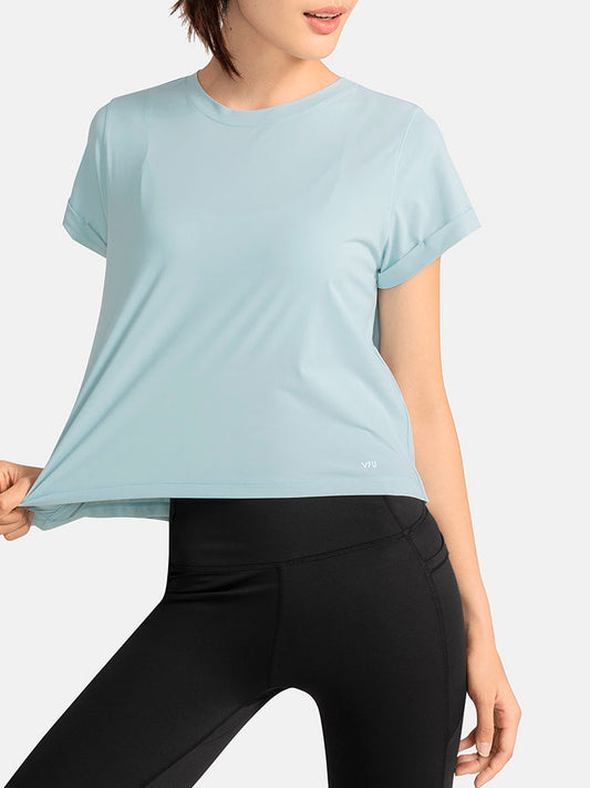 Sports T-shirt Women Gym Running Training Blouse