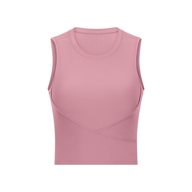 New Style Yoga Wear Threaded Sports Top