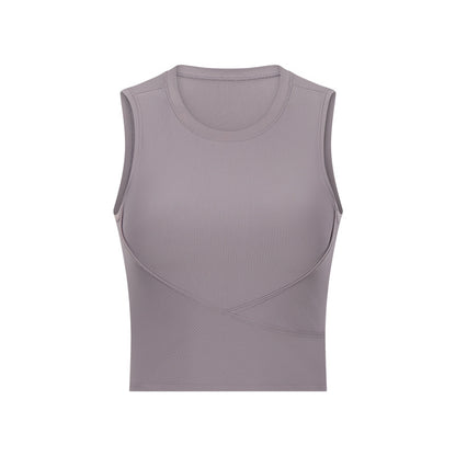 New Style Yoga Wear Threaded Sports Top