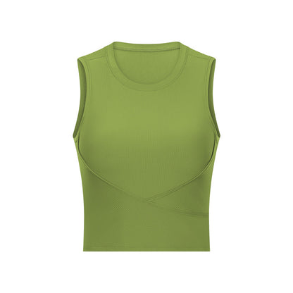 New Style Yoga Wear Threaded Sports Top