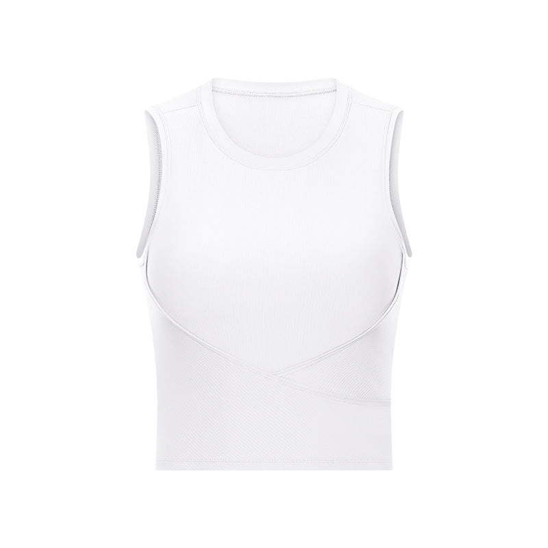 New Style Yoga Wear Threaded Sports Top