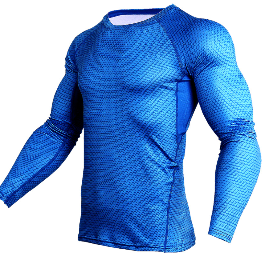 Compression Shirt Men Gym Running Shirt Quick Dry Breathable