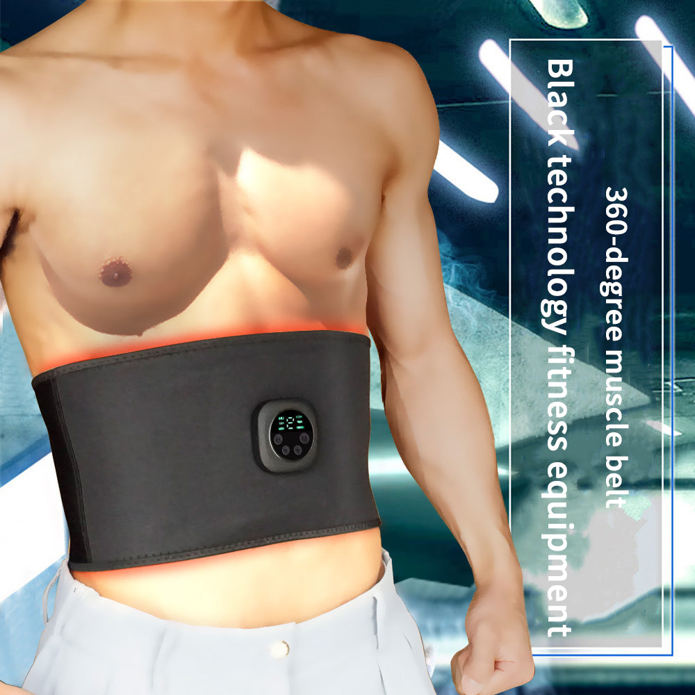 Smart Digital Display Fitness EMS Belt Abdominal Instrument