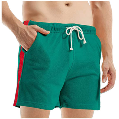 Summer New Men's Sports Leisure Cotton Linen Shorts