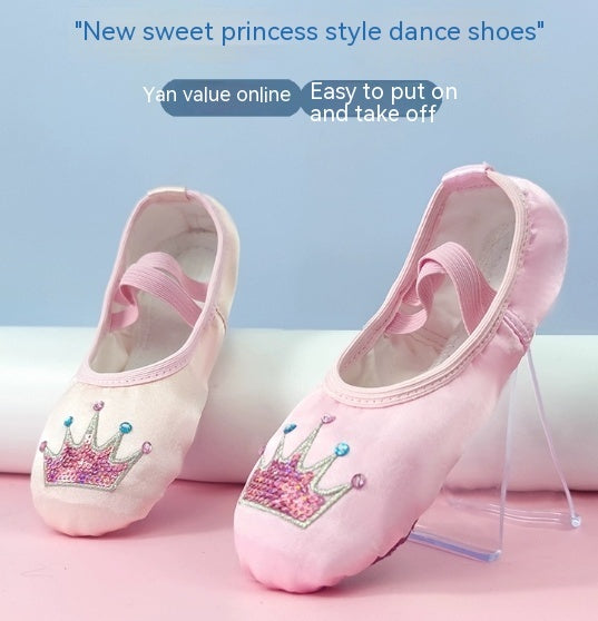 Children's Dance Shoes, Soft Soled Training Shoes, Girls