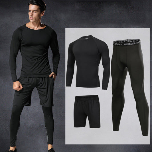 Quick-drying running training sports fitness pants suit