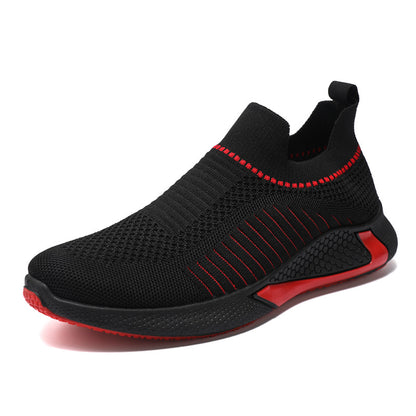 Fashion Mesh Sock Shoes With Striped Design Men Outdoor Sports