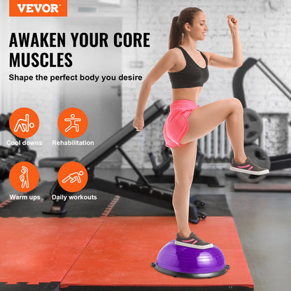 Half Exercise Ball Trainer, 23 Inch Balance Ball Trainer