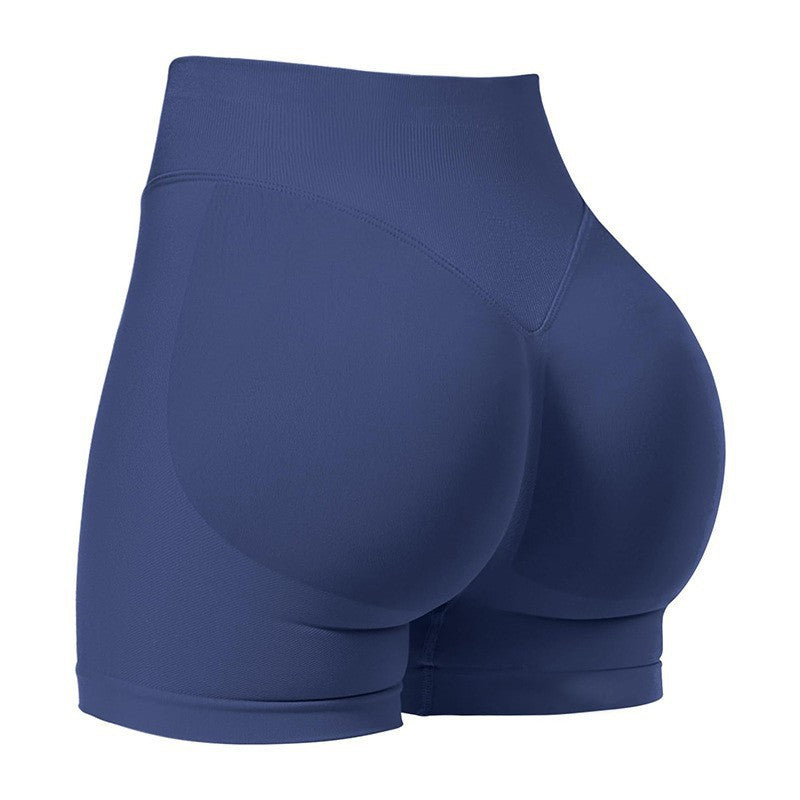 High Waist Yoga Shorts Tight Hip Raise Seamless