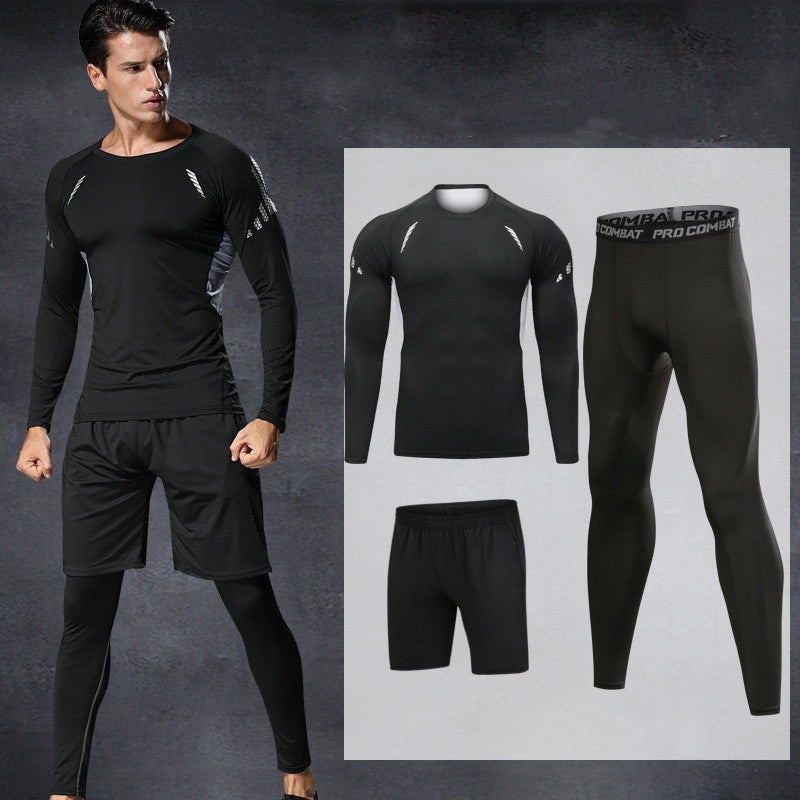 Quick-drying running training sports fitness pants suit