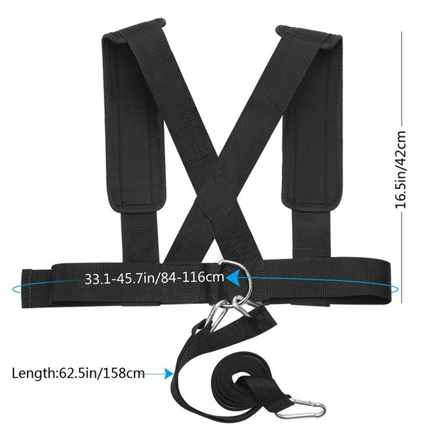 Running fitness belt strap shoulder strap