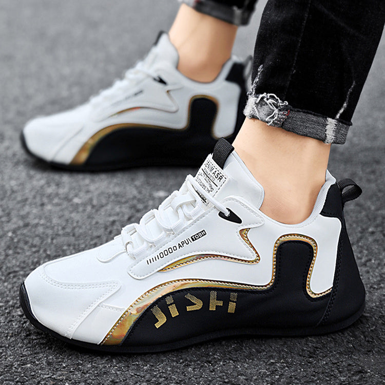 Fashion Color block Lace-up Sneakers For Men Sports Shoes