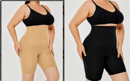 High Waisted Body Shaper Shorts Butt Lifting