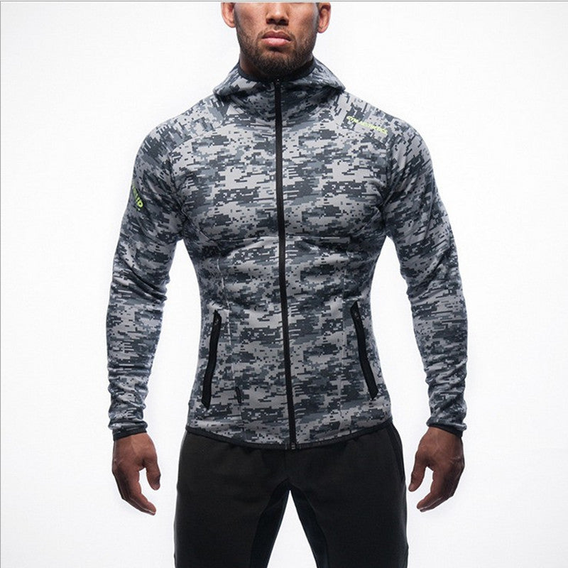 Fitness running training sports zipper cardigan