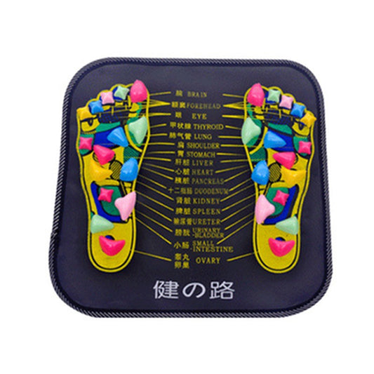 Reflexology Foot Massage Pad Cobblestone Walk Massager Mat