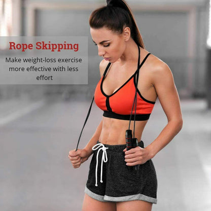 Jump Rope Gym Aerobic Exercise Boxing Skipping Adjustable Bearing Speed Fitness