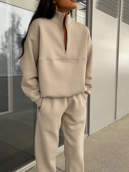 Long-sleeved Sports Sweatshirt Suit Fashion For Women