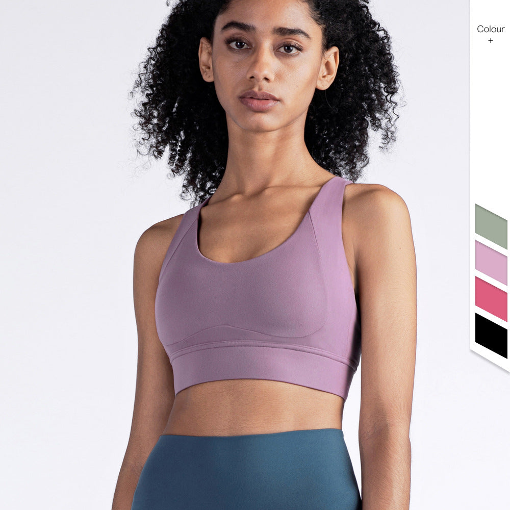 Fitness running sports bra