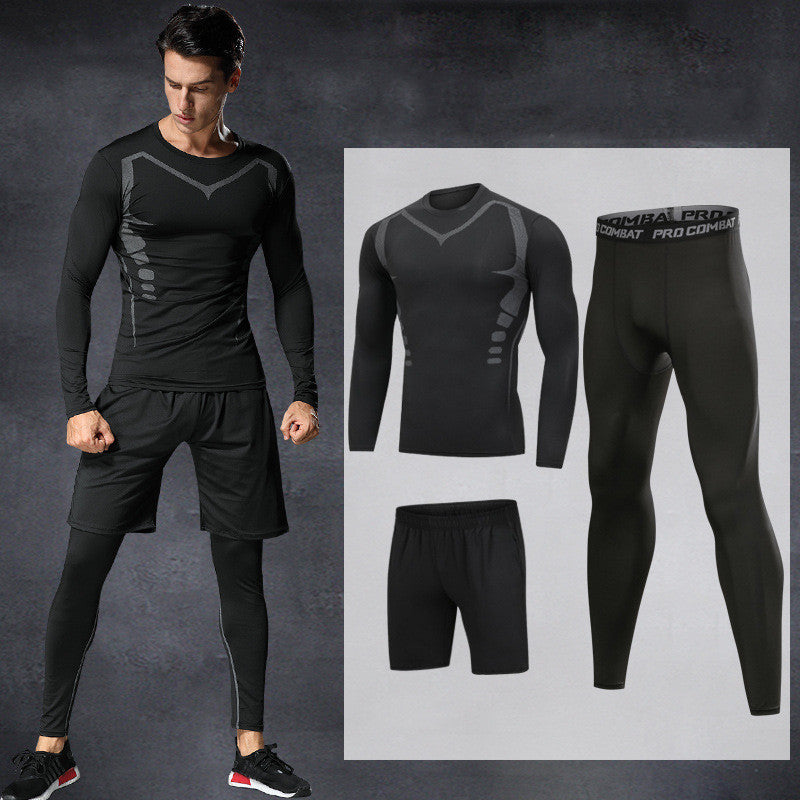 Quick-drying running training sports fitness pants suit