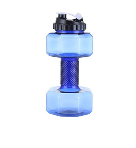 Creative Dumbbell Fitness Water Bottle Filled Cup