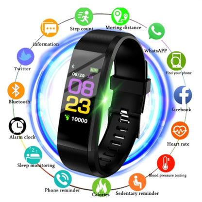 Screen Smart Wristband Heart Rate Monitor Fitness Activity Tracker