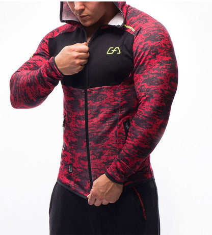 Fitness running training sports zipper cardigan