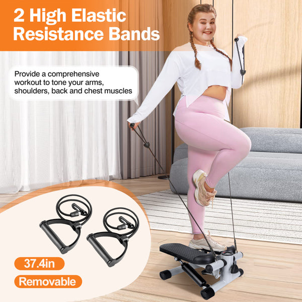 Fitness Step Machine, Mini Step Machine With Resistance Band