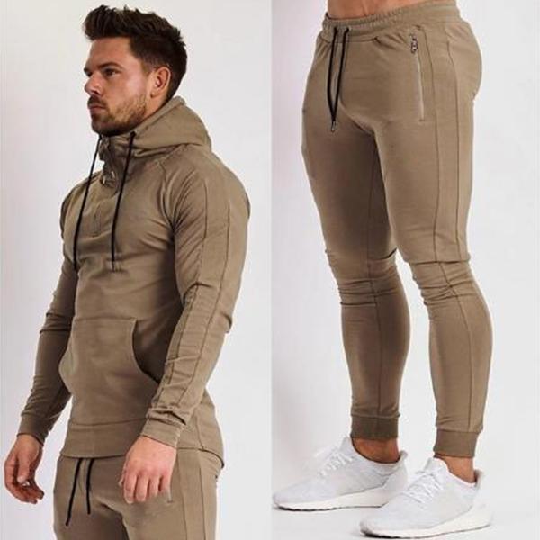 Muscle Fitness Brothers Leisure Sports Fitness Clothing Men's Suit