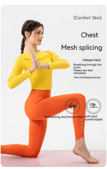 Yoga Long Sleeve Women's Breathable Fitness Sportswear