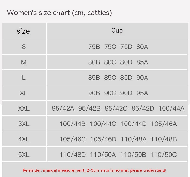 Front Buckle Closed Sports Wireless Adjustable Underwear