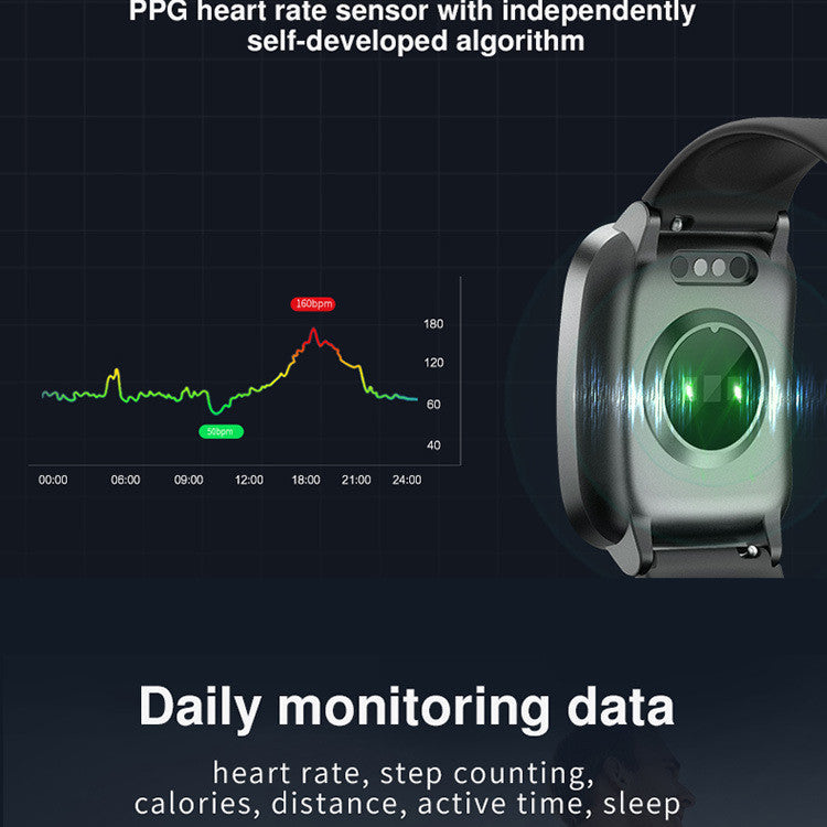 Smartwatch Heart Rate Pedometer Information