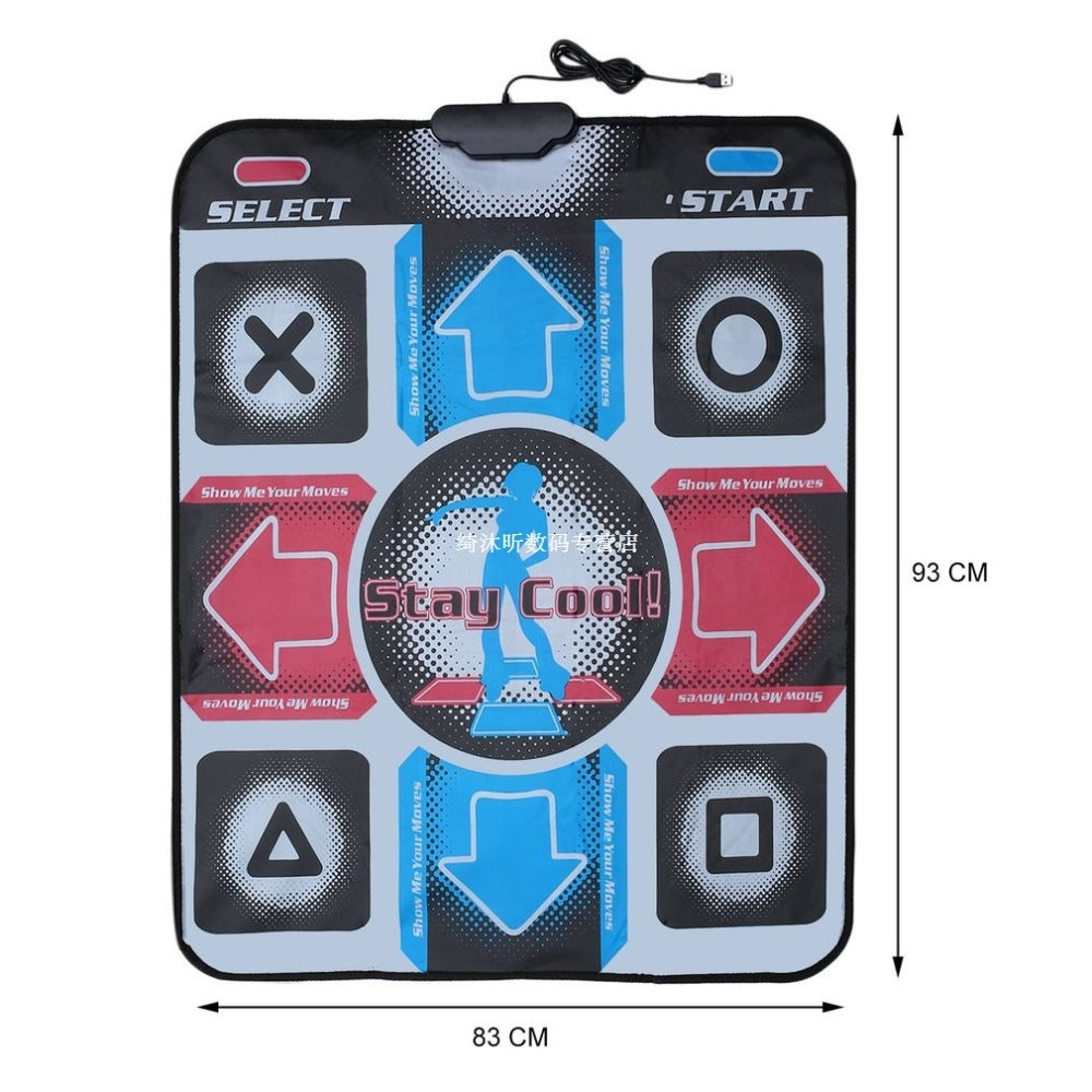 Dance Pad Dancing Step Dance Mats Pad Pads Dancer Blanket Equipment Revolution HD Non-Slip Foot Print Mat to PC with USB