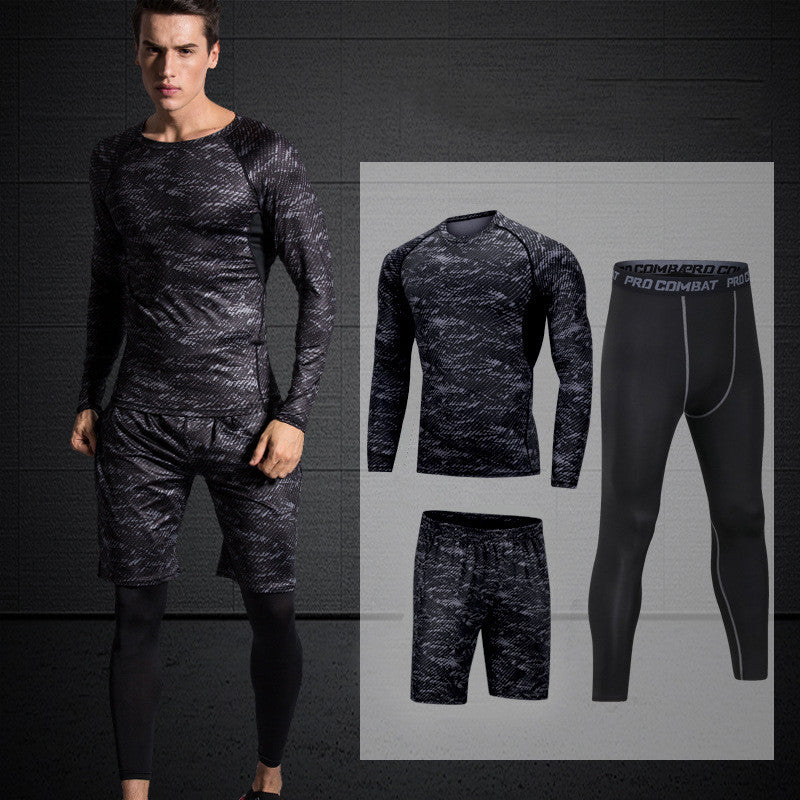 Quick-drying running training sports fitness pants suit